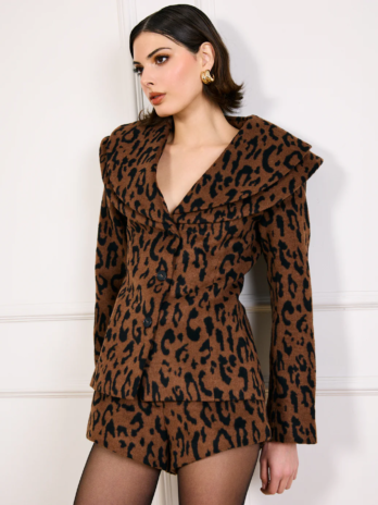 Zara Animal Print Shorts