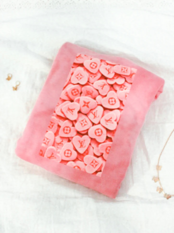 Pink Candy Designer Crewneck Sweatshirt