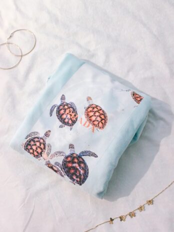 Blue Designer Turtles Crewneck Sweatshirt