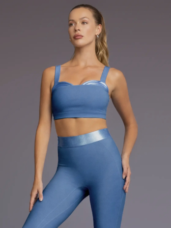 Lina Bra Blue Sports Bra