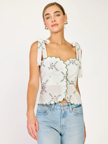Primrose Tie Top