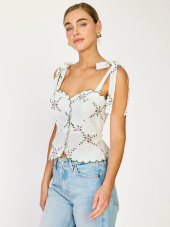 Primrose Tie Top