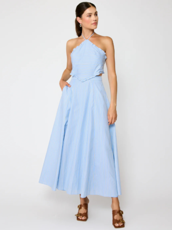 Tobi Blue Striped Dress