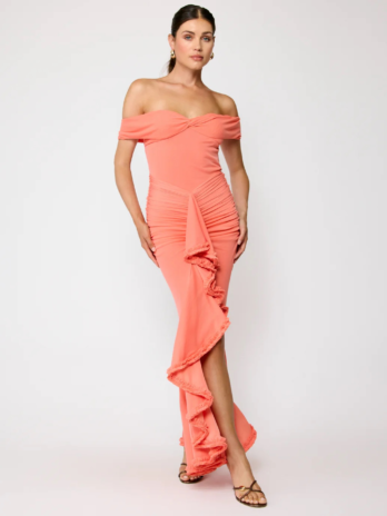 Coral Soler Maxi Dress
