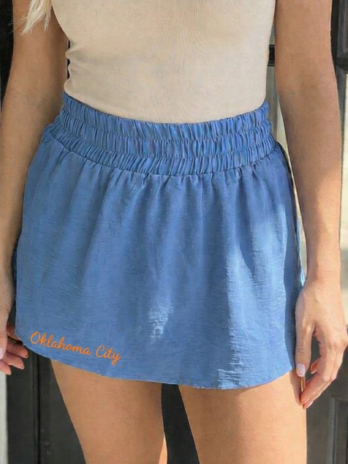 Oklahoma City Blue Skort