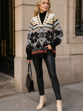 Cozy Wool Button Up Cardigan